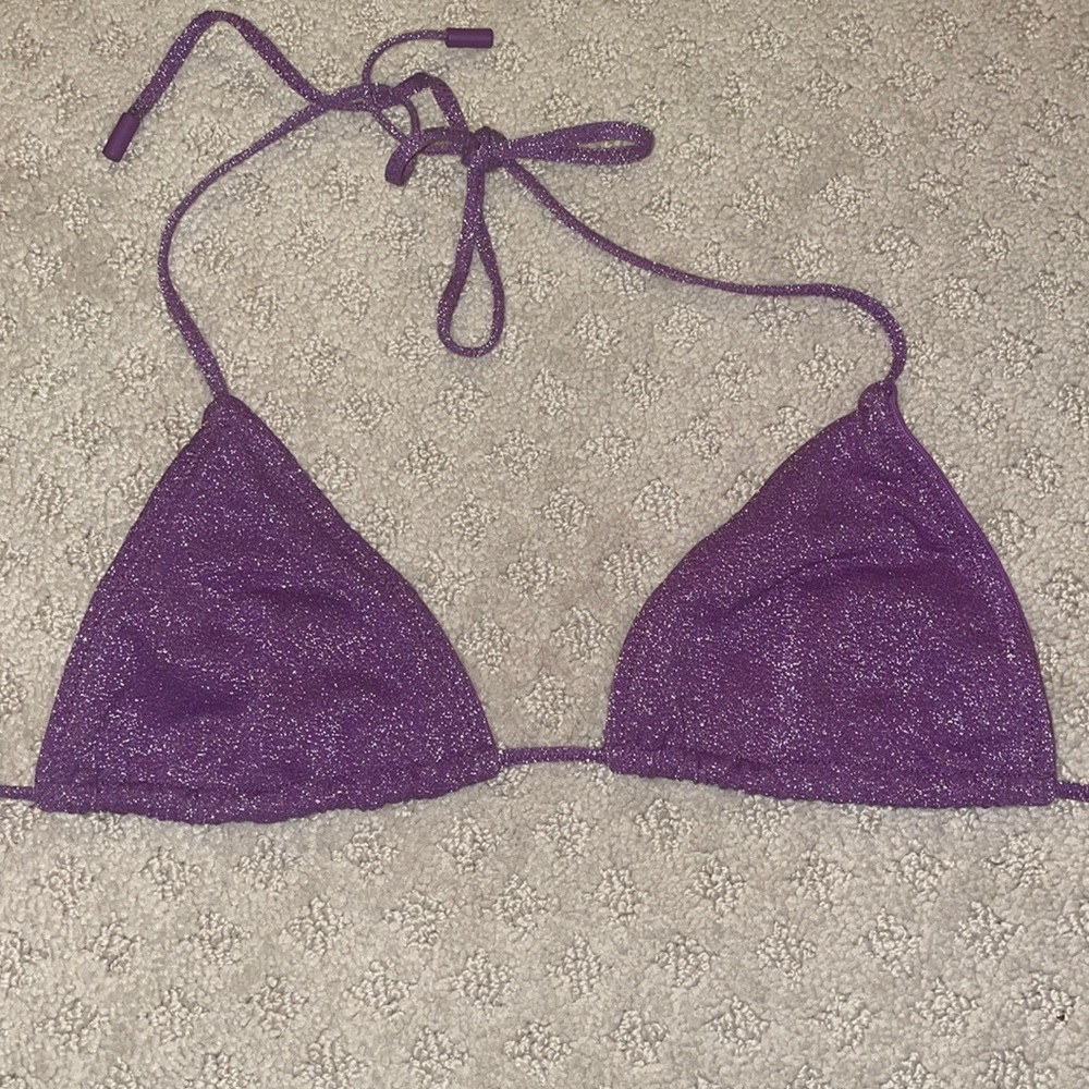 Triangl Vinca Purple Violet Bikini Top